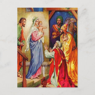 Matthew 2:1-12 Weisen Reisen zu Jesus Postkarte