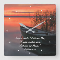 Matthew 4:19 Fishers of Men Christlich Bible Verse