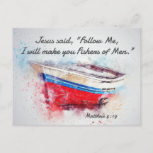 Matthew 4:19 Jesus sagte Folge mir Bibel Verse