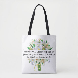 Matthew 5:11 Tote Bag Tasche