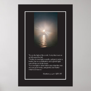 Matthew 5:13-16 Scripture Poster