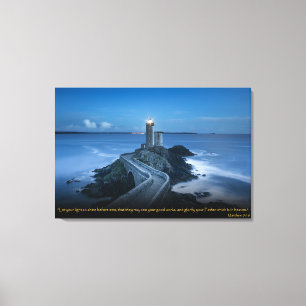 Matthew 5:16 Leinwand Christliche Verse Verse Art