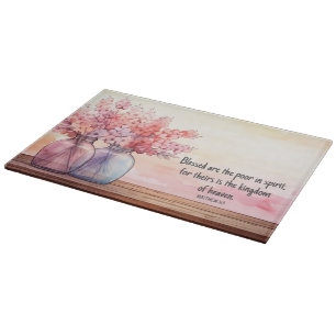 Matthew 5:3 Cutting Board Schneidebrett