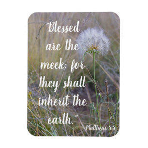 Matthew 5:5-Magnet Magnet