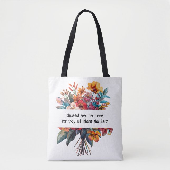 Matthew 5:5 Tote Bag Tasche (Vorderseite)