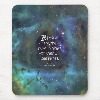 Matthew-5:8 Mousepad
