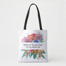 Matthew 5:8 Tote Bag Tasche