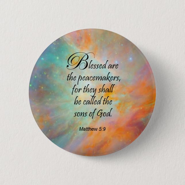 Matthew-5:9 Button (Vorderseite)