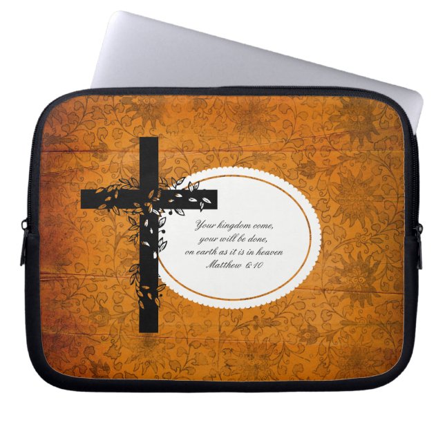 Matthew 6:10 Notebook- oder Netbook Carrier Sleeve (Vorderseite)