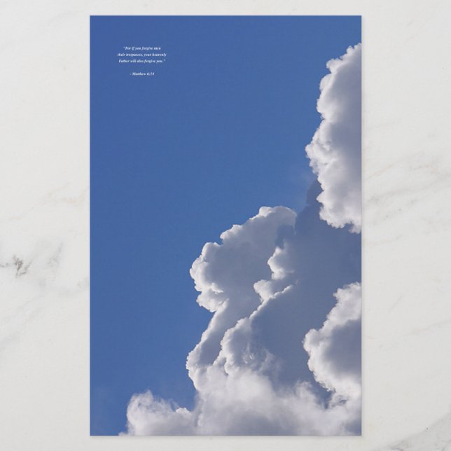 MATTHEW 6:14 Bibelverse (Vorderseite)