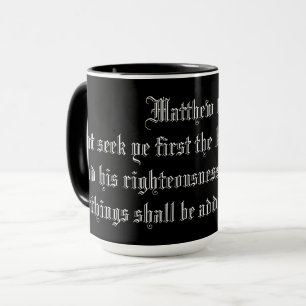 MATTHEW 6:33 TASSE