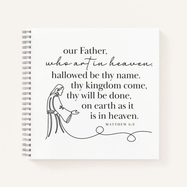 MATTHEW 6:9 - Journal intime (Devant)