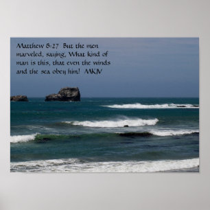 Matthew 8:27 Poster