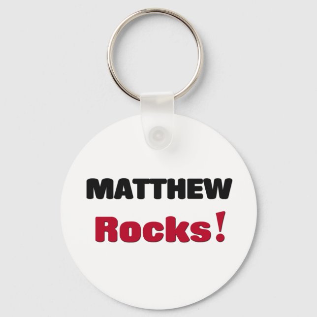 Matthew Rocks Schlüsselanhänger (Vorderseite)