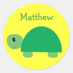Matthew´s niedliche Aufkleber grüner Schildkröt