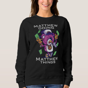 Matthew tut sweatshirt