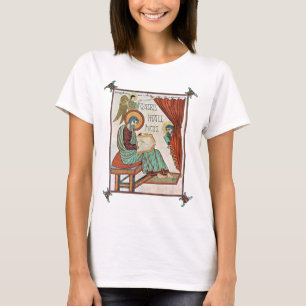 Matthew von Lindisfarne mittelalterliches Manuskri T-Shirt