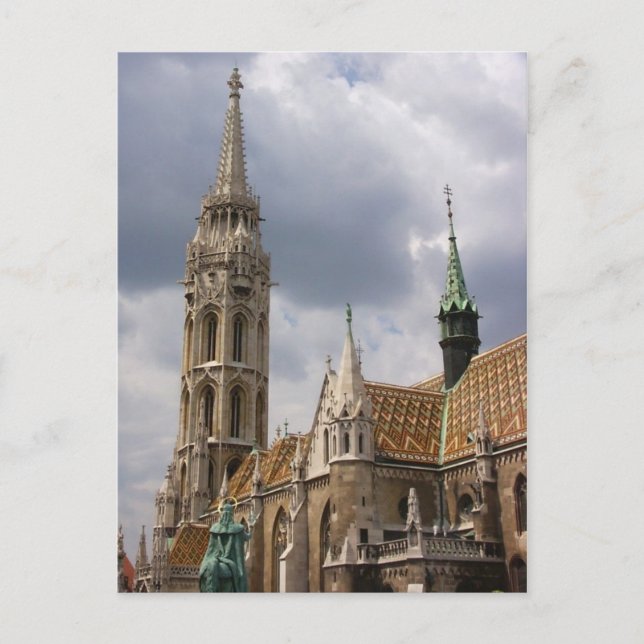 Matthias Church, Budapest Postkarte (Vorderseite)