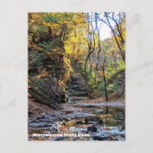 Matthiessen Staat Park, Utica Illinois Postcard