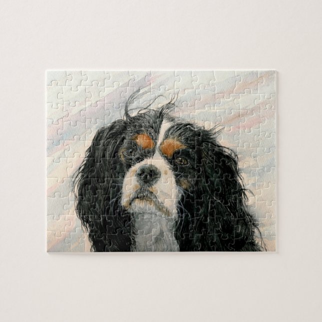 Mattie der unbekümmerte Königcharles Spaniel (Horizontal)