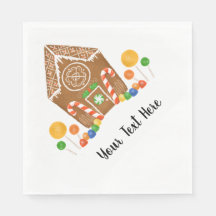 Mattiert Candy Gingerbrot House Multicolor Holiday