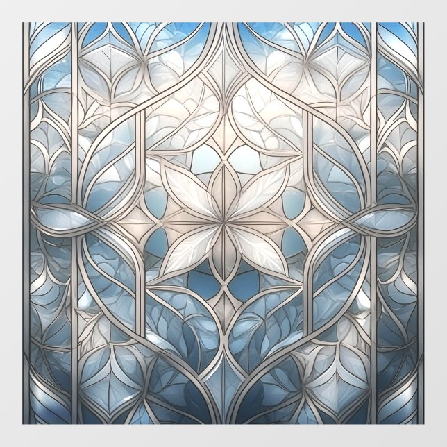 Mattiert Geometrische Harmonie Fensteraufkleber (Blatt)