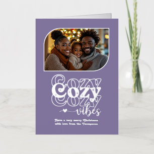 Mattiert Lilac Cozy Vibes Weihnachtsfest Foto