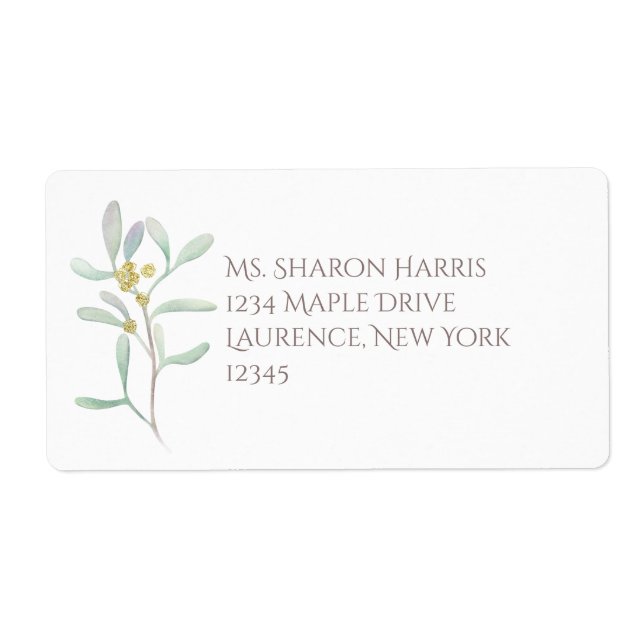 Mattiert Mistletoe Winter Wedding (Vorne)