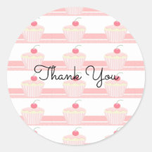 Mattiert Pink Cupcakes Danke