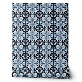 Mattiert Regal Bloom Petite - Blau, Weiß, Schwarz Tapete