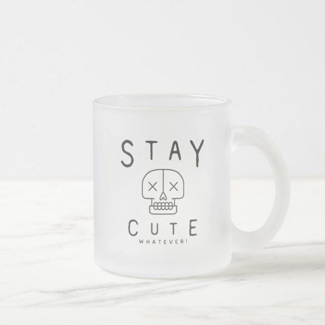 Mattierte 10-Unze-mattierte GlasTasse Mattglastasse (Rechts)