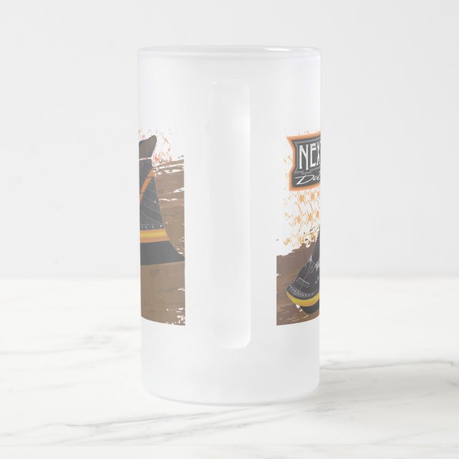 Mattierte 16-Unze-mattierte GlasTasse Mattglas Bierglas (Henkel)