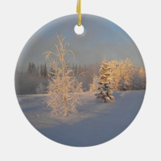 Mattierte Baum-Verzierung Keramik Ornament