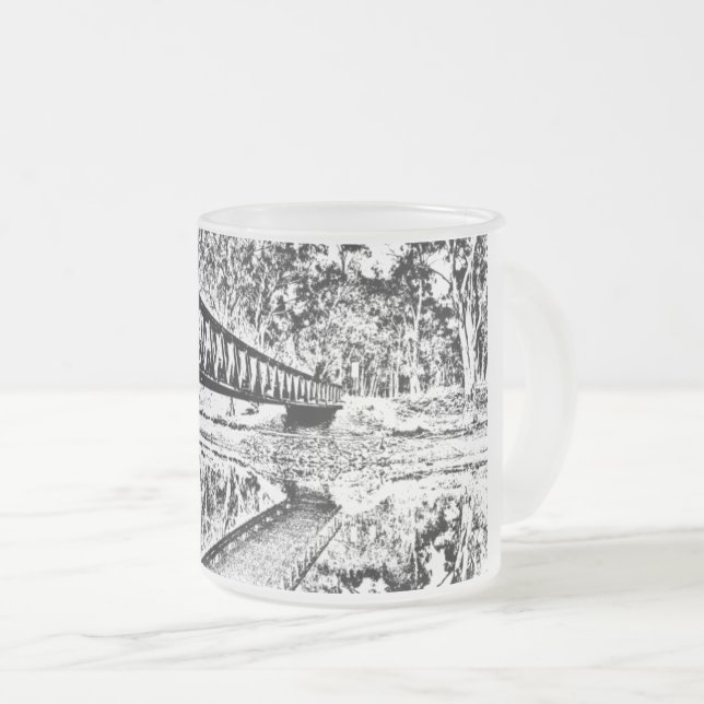 Mattierte Bier-Tasse 296 ml Mattglastasse (VorderseiteRechts)