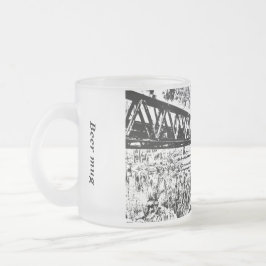 Mattierte Bier-Tasse 296 ml Mattglastasse