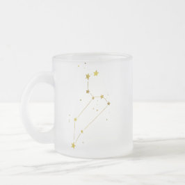 Mattierte Bier-Tasse Löwen Mattglastasse
