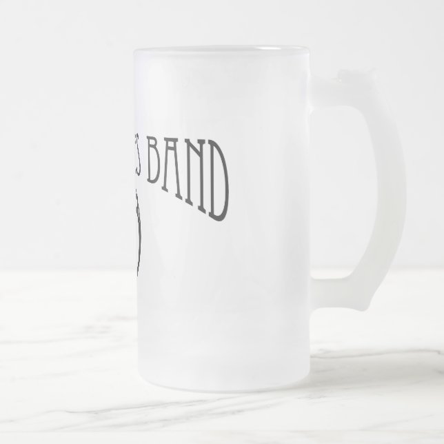 Mattierte Bier-Tasse Mattglas Bierglas (Rechts)