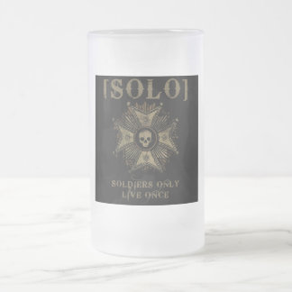 Mattierte Bier-Tasse Mattglas Bierglas