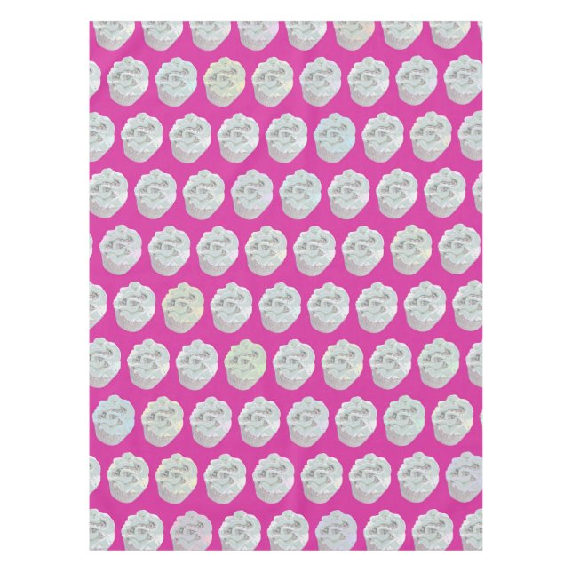 Mattierte Cupcakes Tischdecke (Vorderseite)