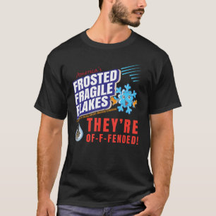 Mattierte Fragile Flakes Funny Anti-Liberal Pro Re T-Shirt