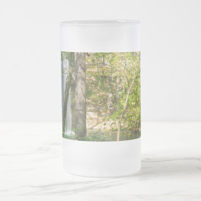 Mattierte Glass-Bier-Tasse im Verborgenen Fall Mattglas Bierglas (Mittel)
