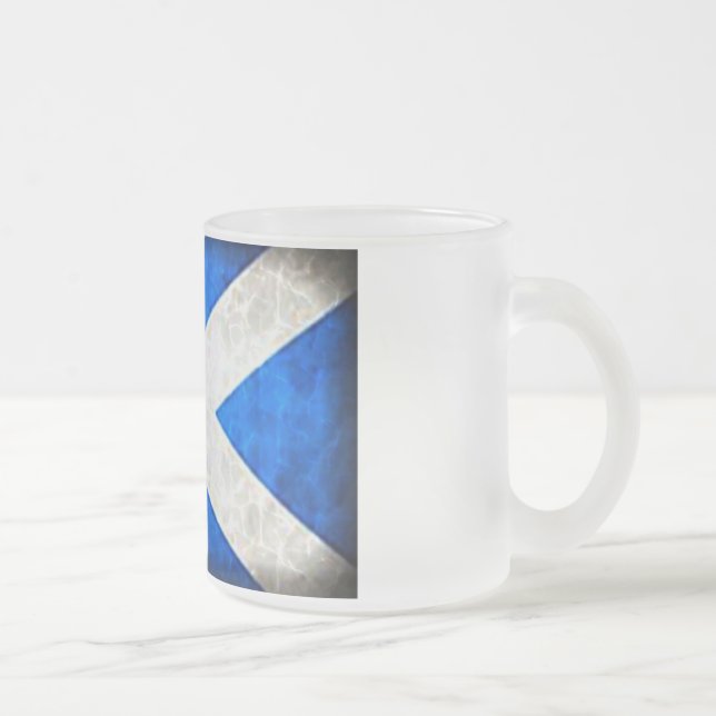 Mattierte GlasTassen-Schottland-Flagge Mattglastasse (Rechts)