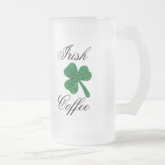Mattierte Irishcoffee-Tasse Mattglas Bierglas