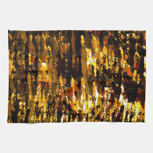 Mattierte Lichter unter Eisdecke Geschirrtuch (Horizontal)