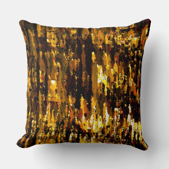 Mattierte Lichter unter Eisdecke Kissen (Vorderseite)