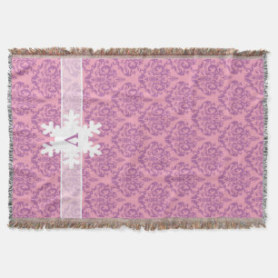 Mattierte Orchideenmatte mit Schneeflocke Decke