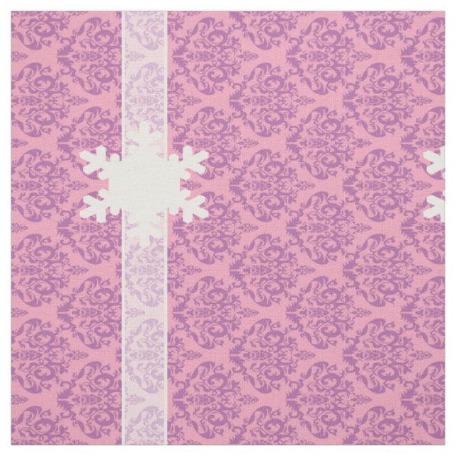 Mattierte Orchideenmatte mit Schneeflocke Stoff (Muster)