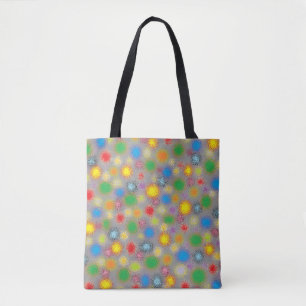 Mattierte Polka-Punkte Tasche