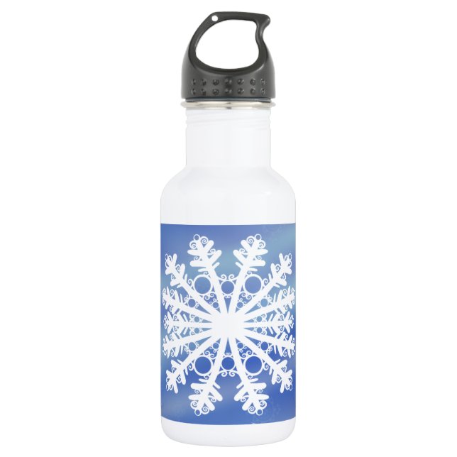Mattierte Ränder VIII Trinkflasche (Vorderseite)