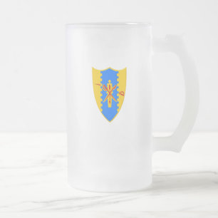 Mattierte Räuber-Tasse Mattglas Bierglas